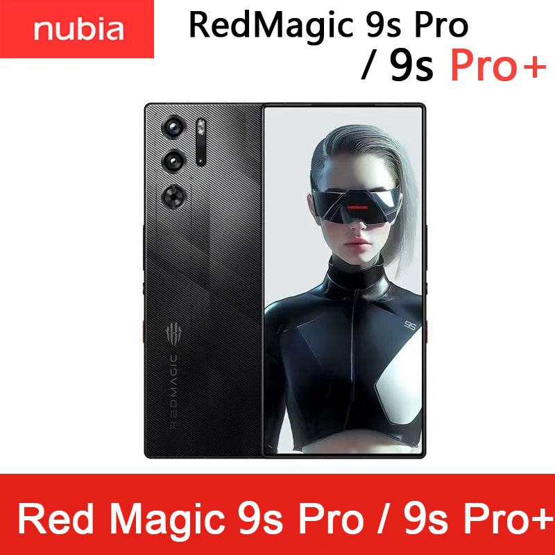 【Global ROM】2024 NEW  RedMagic 9s Pro /  RedMagic 9s Pro+ 5G Gaming Phone 6.8" Snapdragon 8 Gen 3 Le