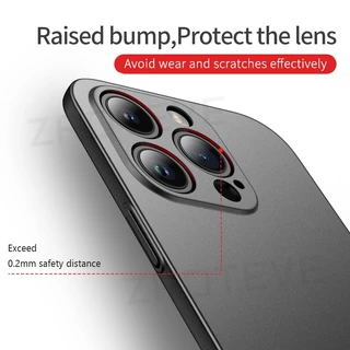 สําหรับiPhone 17 17e 16 16e 15 14 Pro MaxกรณีZROTEVEหรูหราSlim Matte Hard PCสําหรับiPhone15 iPhone16 Plus iPhone17 Airเคสโทรศัพท์