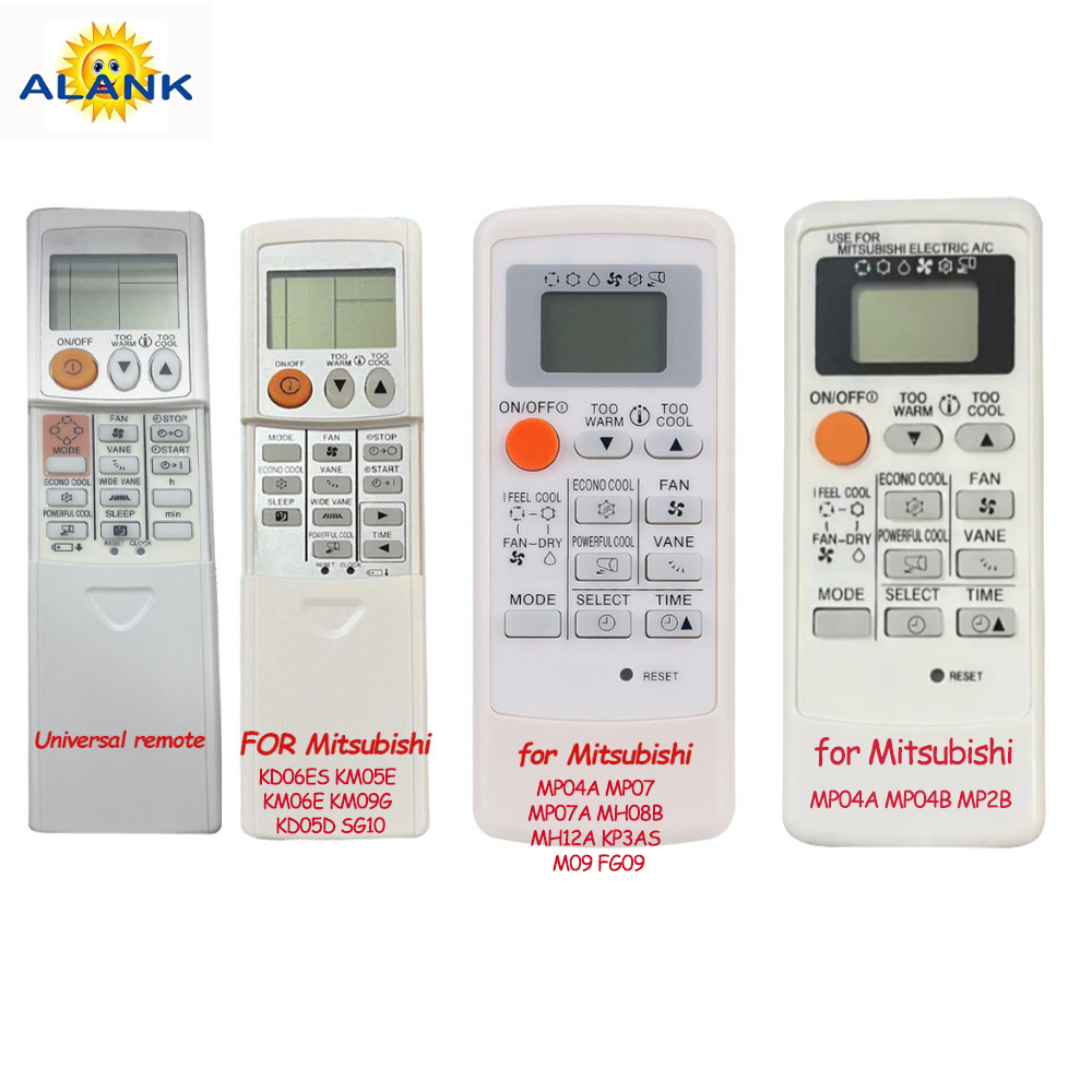 remote รีโมทสากล รีโมทแอร์ Mitsubishi รีโมท ใช้ได้กับทุกรุ่น ต้องจับคู่กันถึงจะใช้ได้ (เหมาะสำหรับ แยกแอร์ )