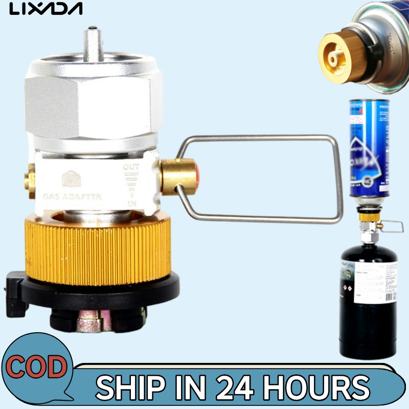 [LIXADA Mall] Gas Saver Plus ตัวแปลงแก๊ส Shifter Refill Flat Tank Conversion Adapter Camping Gas Adaptor Valve