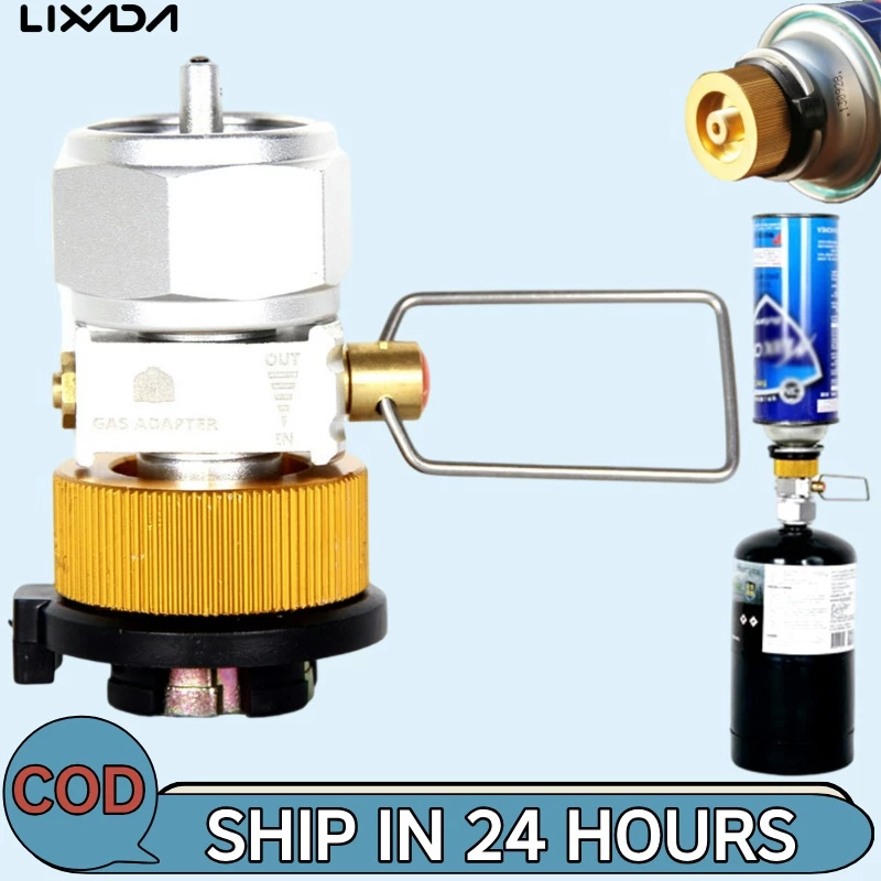 [LIXADA Mall] Gas Saver Plus ตัวแปลงแก๊ส Shifter Refill Flat Tank Conversion Adapter Camping Gas Adaptor Valve