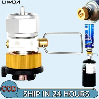 [LIXADA Mall] Gas Saver Plus ตัวแปลงแก๊ส Shifter Refill Flat Tank Conversion Adapter Camping Gas Adaptor Valve