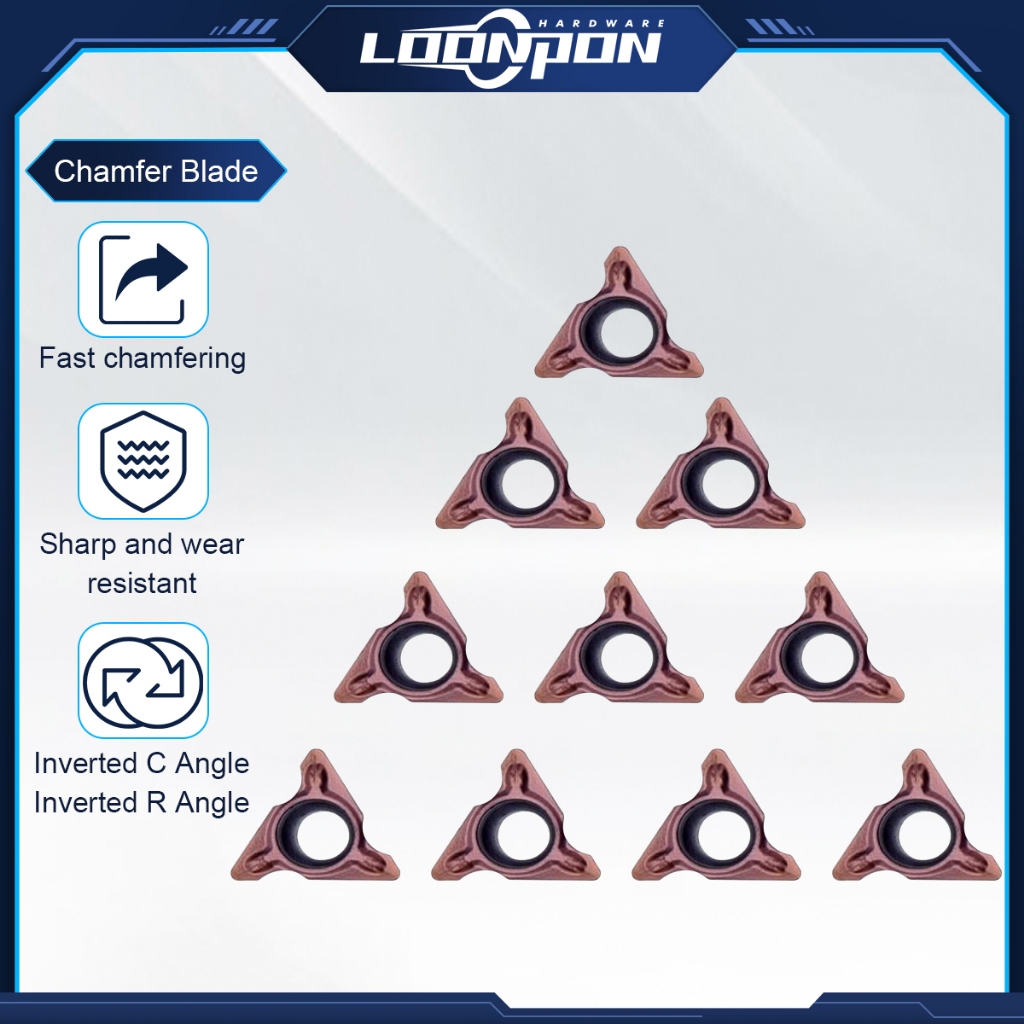 ใบมีดเครื่องลบมุมนิวเมติก Inverted C Angle R ใบมีดมุมใบมีดคาร์ไบด์ใบมีดแบริ่งรวมกัน