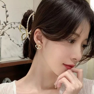 ต่างหูแฟชั่นที่สวยหรูขนาดเล็กเกาหลี ส925 เงิน