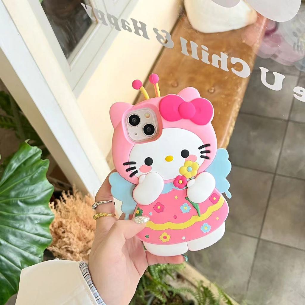 12pro 13 14 สําหรับ pro 15 15pro 16 16pro max 11promax 12 ProMax น่ารัก hello kitty iphone 6 6sp 7 8plus การ์ตูนโทรศัพท์มือถือกรณี X XR XS Max ซิลิโคน pxa7