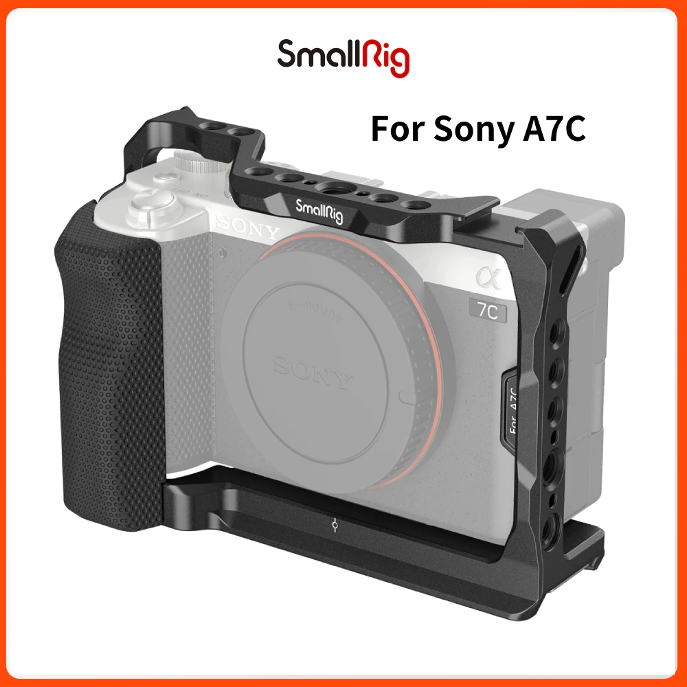 SmallRig โครงใส่กล้อง พร้อมที่จับด้านข้าง สำหรับ Sony A7C 3212B