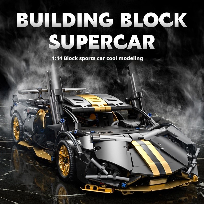 สไตล์ใหม่ความยากสูง รถสปอร์ต Racing Mechanical Group รุ่นประกอบของเล่นบล็อกตัวต่อ/ของขวัญวันเกิดเด็ก/ปริศนา diy ตัวเลข/ตกแต่งบ้านระดับไฮเอนด์/ตกแต่งเดสก์ท็อปสุดเท่