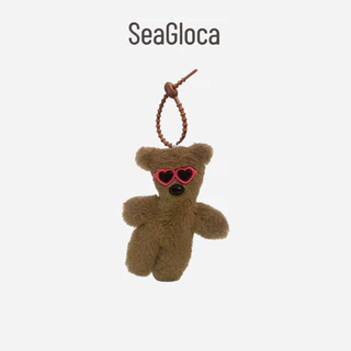 Seagloca แว่นตากันแดดตุ๊กตาหมีตุ๊กตากระเป๋าจี้กุญแจรถ Creative Squeak ของขวัญ 33
