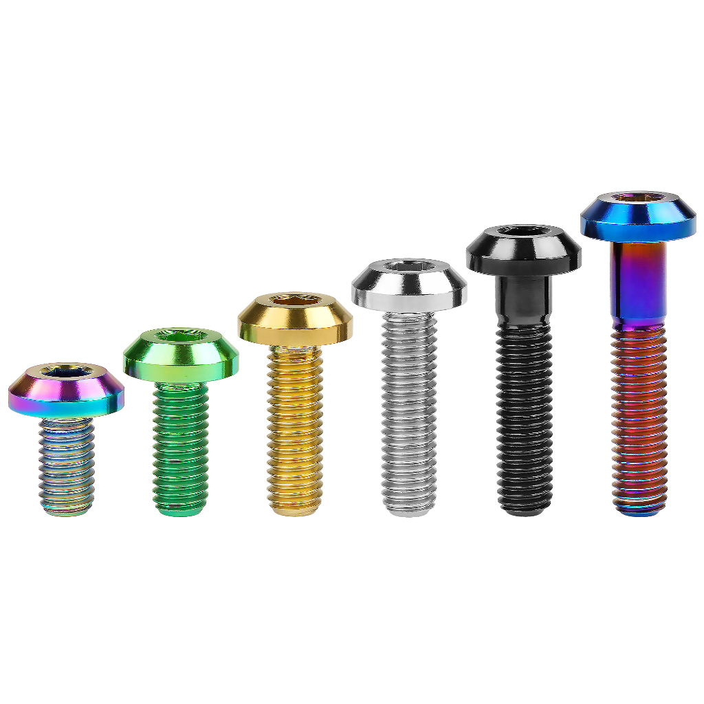 Wanyifa สกรูหัวกุญแจไทเทเนียม M6x12 15 20 25 30 35 มม. สําหรับเบรกรถจักรยานยนต์