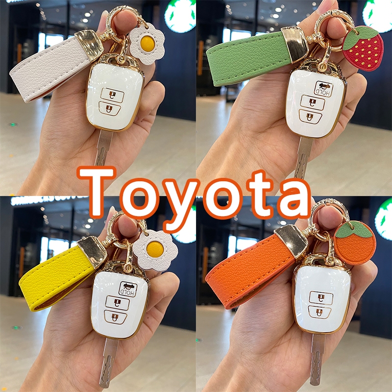 ปลอกกุญแจรถยนต์ Toyota Yaris 2019/Yaris 2023 sport/Vios 2013/Commuter 2012/Yaris/Vios case กุญแจ เคส