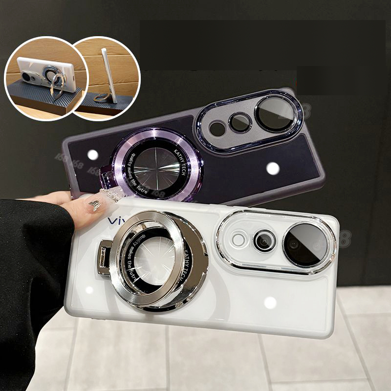 เคส Vivo V40 V30 Y200 V29 V29E V30E V27 Y36 5G เคส Vivo V40 V30 Pro ป้องกันเลนส์กล้อง แบบเต็ม เคสโทรศัพท์ ถุงลมนิรภัย กันกระแทก เคส