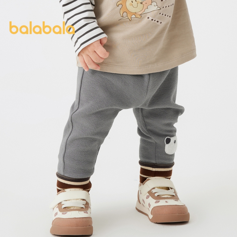 Balabala กางเกงเลกกิ้งสำหรับเด็กผู้หญิงและเด็กผู้ชาย New Fall 2024 น่ารักและสะดวกสบาย