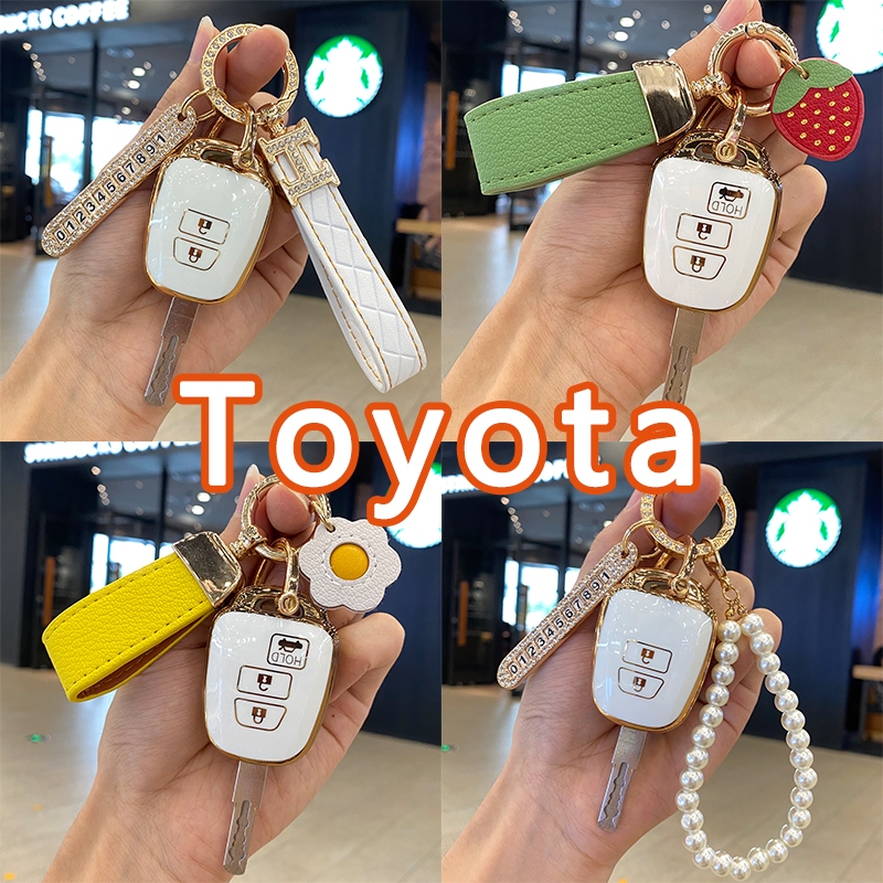 ปลอกกุญแจรถยนต์ toyota yaris ativ vios ยาริส วีออส Yaris 2019/Yaris 2023 sport/Vios 2013/Commuter 20