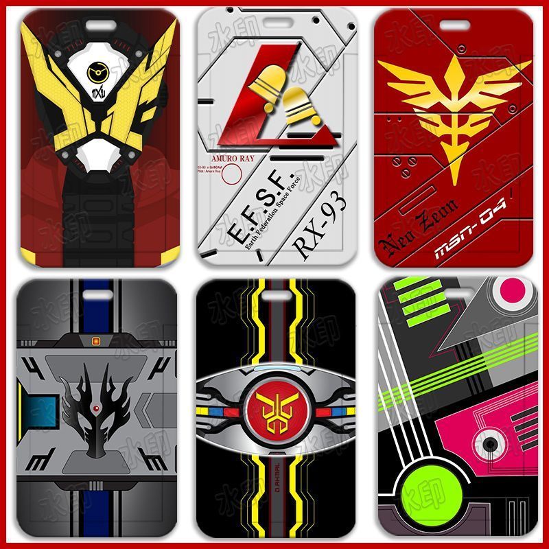 Kamen Rider Card Holder 01ZERO one Belt Den-O Card Holder Student Bus Card Holder จี้อะนิเมะ สินค้า