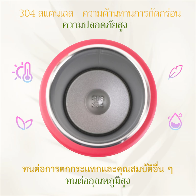 CIVAGO（32oz）กระติกน้ำสแตนเลสเก็บความเย็นและความร้อน ขนาดใหญ่ เหมาะสำหรับเล่นกีฬาและกิจกรรมกลางแจ้ง thumbnail 4