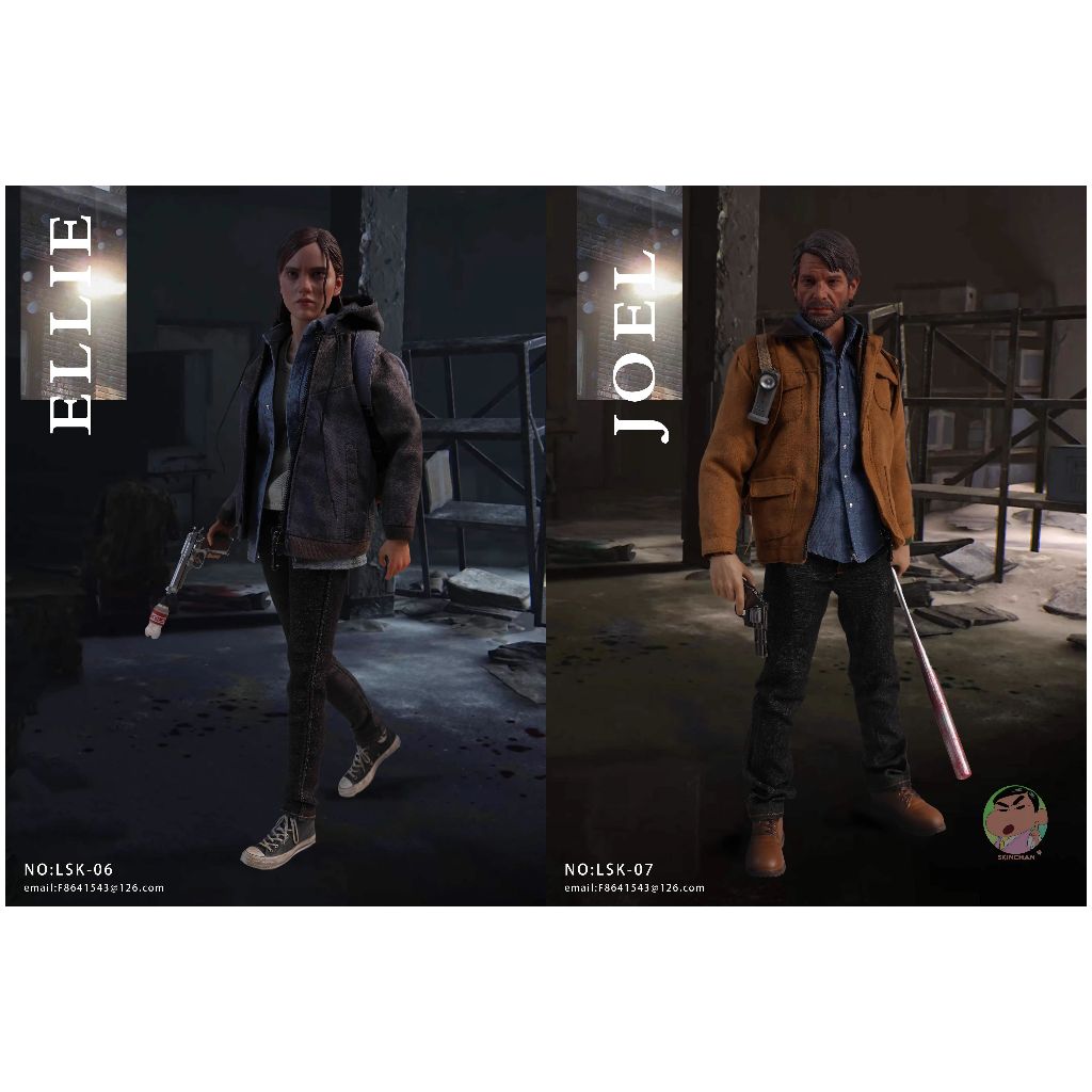 LSK-06/07 1/6 The Last Us Ellie & Jeel Collectible Female Action Figure Model