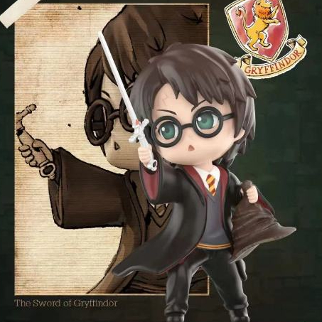 POPMART Harry Potter and the Secret Room Mystery Box น่ารักมือสํานักงานตุ๊กตาเดสก์ท็อปตกแต่งของขวัญ