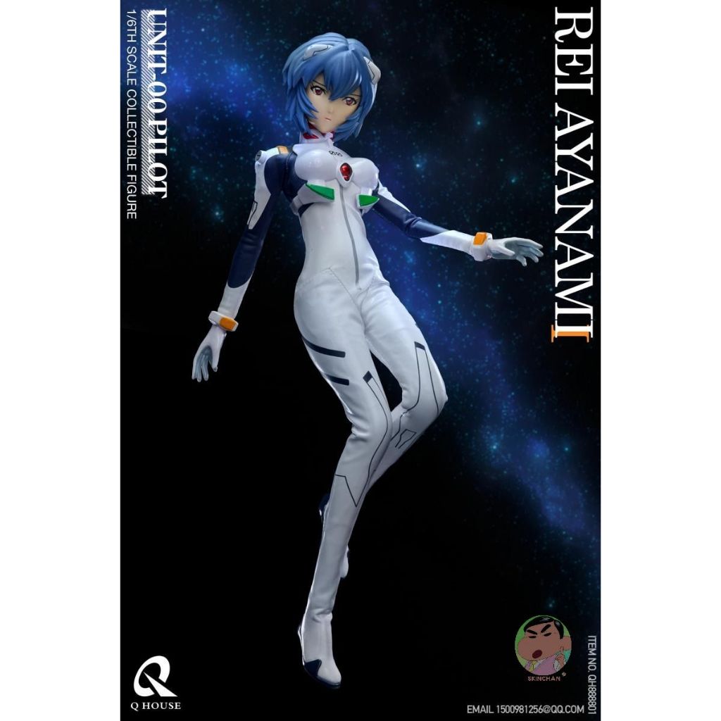 Q House: 1/6 Evangelion - Rei Ayanami Action Figure