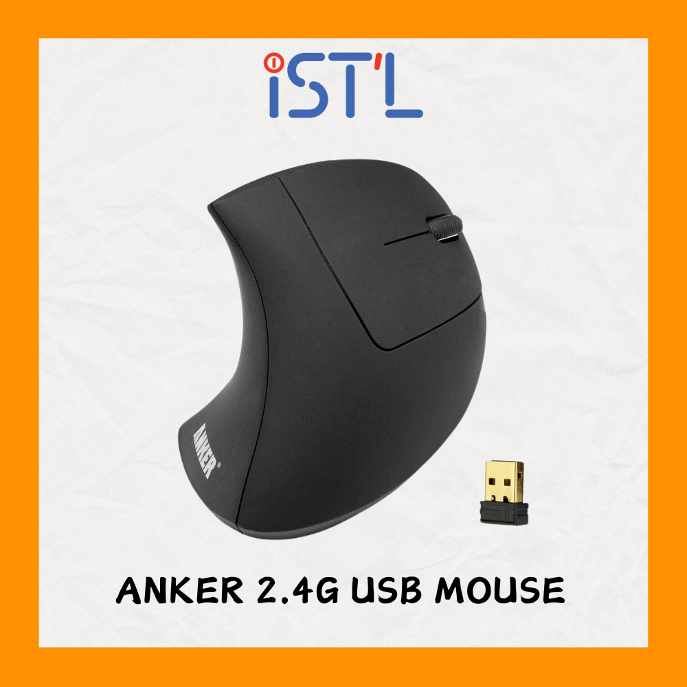Anker 2.4G USB WIRELESS VERTICAL MOUSE A7852Q11