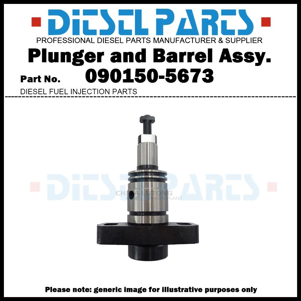 ลูกสูบองค์ประกอบปั๊มและประกอบบาร์เรล5673 090150-5673 สําหรับ Mitsubishi Fuso Canter 4D34 4D34T 4M50 