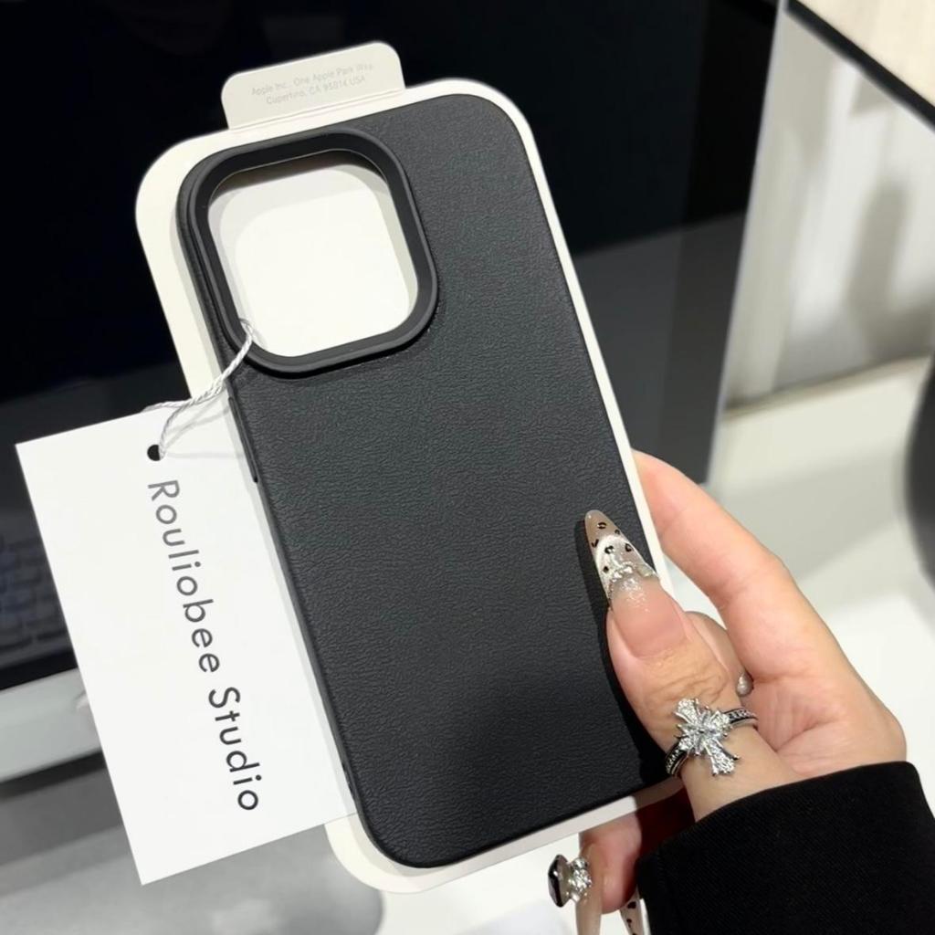 สําหรับ iPhone 16 PLUS IP15 PRO MAX IP11 PRO Simple IP12 รุ่นสีหลัก IP13 IP14PLUS เคสซิลิโคนอ่อนนุ่มกันฝุ่นทนทานกรณี