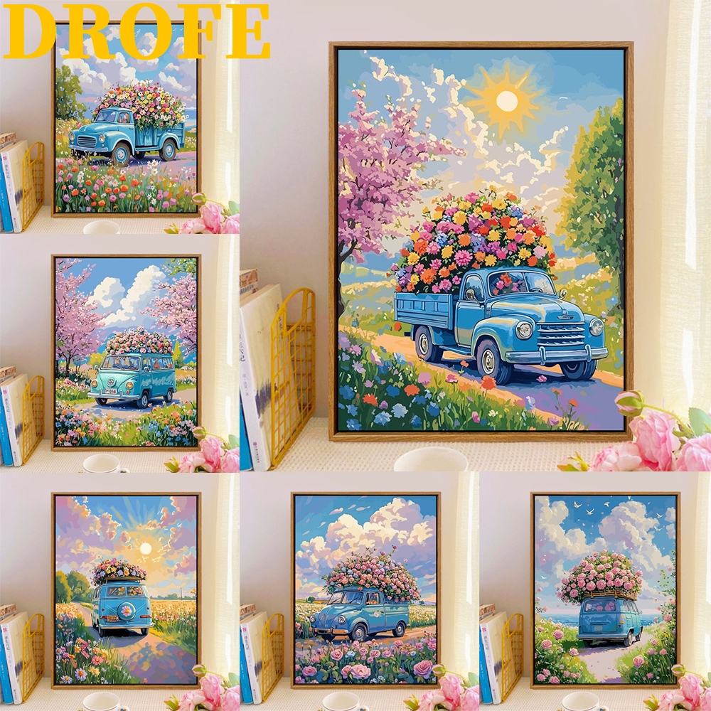 Drofe,ระบายสีตามตัวเลขมีกรอบ,ระบายสี,ดอกไม้,paint by number,ภาพระบายสี,ภาพระบายสีตามตัวเลข,ศิลปะ,ระบายสีตามตัวเลขหลักสิบบ,ชุดระบายสีตามตัวเลข,ระบายสีรูปภาพ,สมุดระบายสี,ของแต่งห้อง,แต่งห้อง,จัดห้องนอน,ตกแต่งห้อง,แต่งห้องนอน