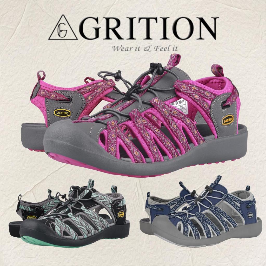 GRITION ผู้หญิงรองเท้าแตะกลางแจ้ง Toecap Casual Breathable ฤดูร้อนรองเท้าชายหาดเ