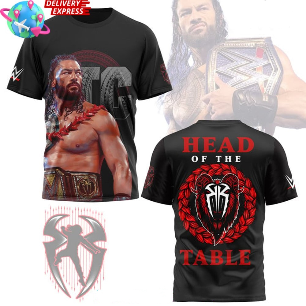 2024 Mens Roman Reigns OTC T เสื้อมวยปล้ําโรมัน Reigns OTC Tshirt Vintage Gym Cotton Tee Tops