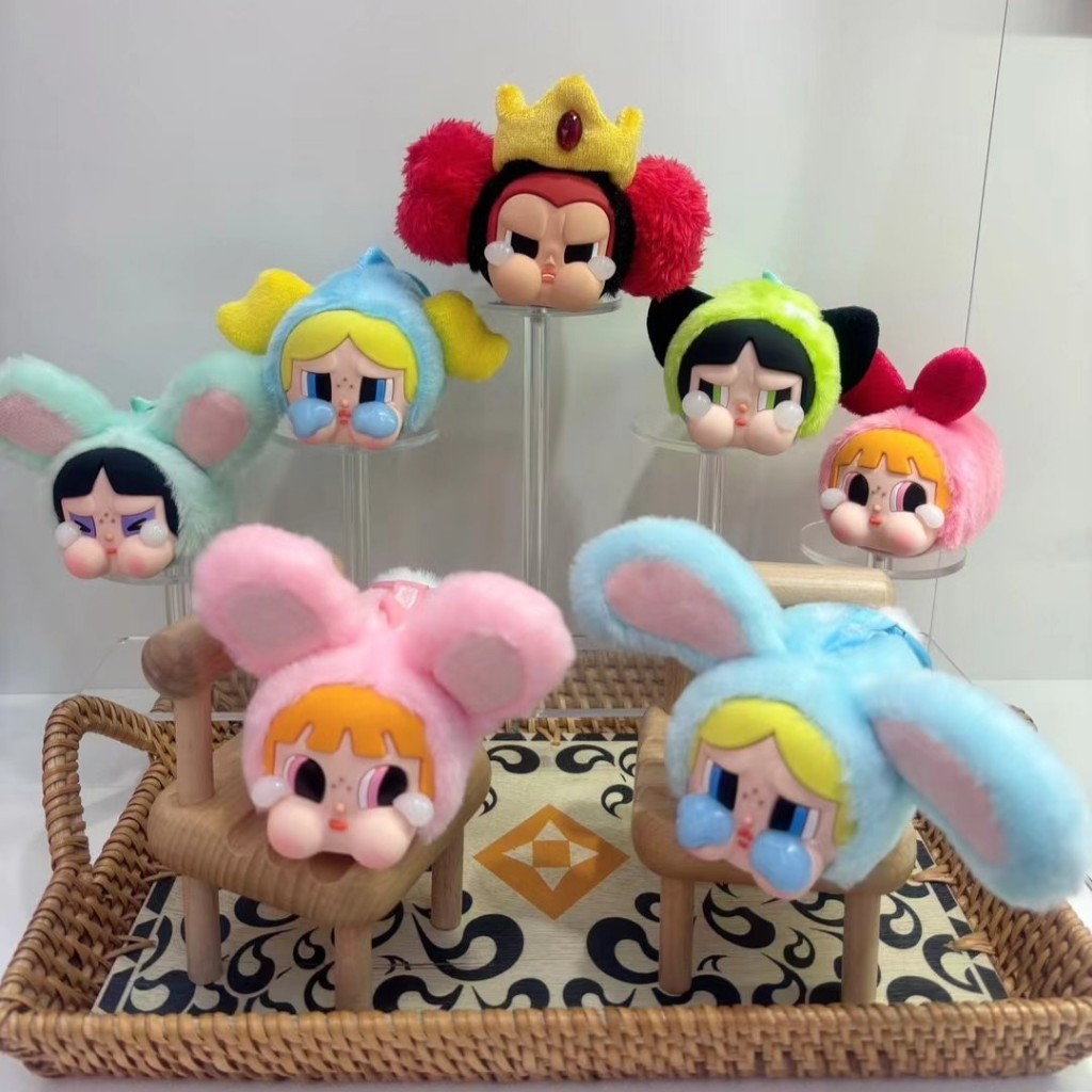 (ในสต็อกโปรโมชั่น) Powerpuff Girls Plush Series Creative พวงกุญแจจี้กระเป๋าเป้สะพายหลังจี้เหมาะสําหรับเด็กชายและเด็กหญิง