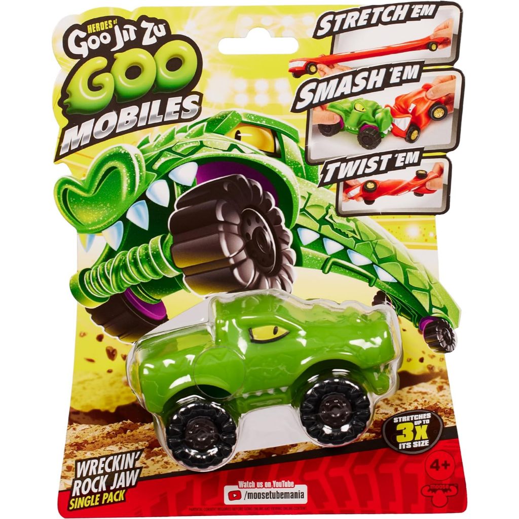 Heroes of Goo Jit Zu Goo Mobiles Wreckin Rockjaw ยืดเอ็! สแมชเอเอ็ม! บิดเอ็! แก้ไขชื่อและเริ่มอีกครั้ง!