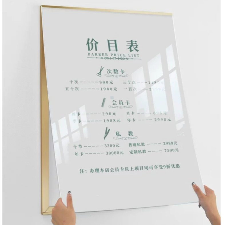 A2 A3 A4 กรอบรูปอลูมิเนียมอัลลอยด์โปสเตอร์กรอบ