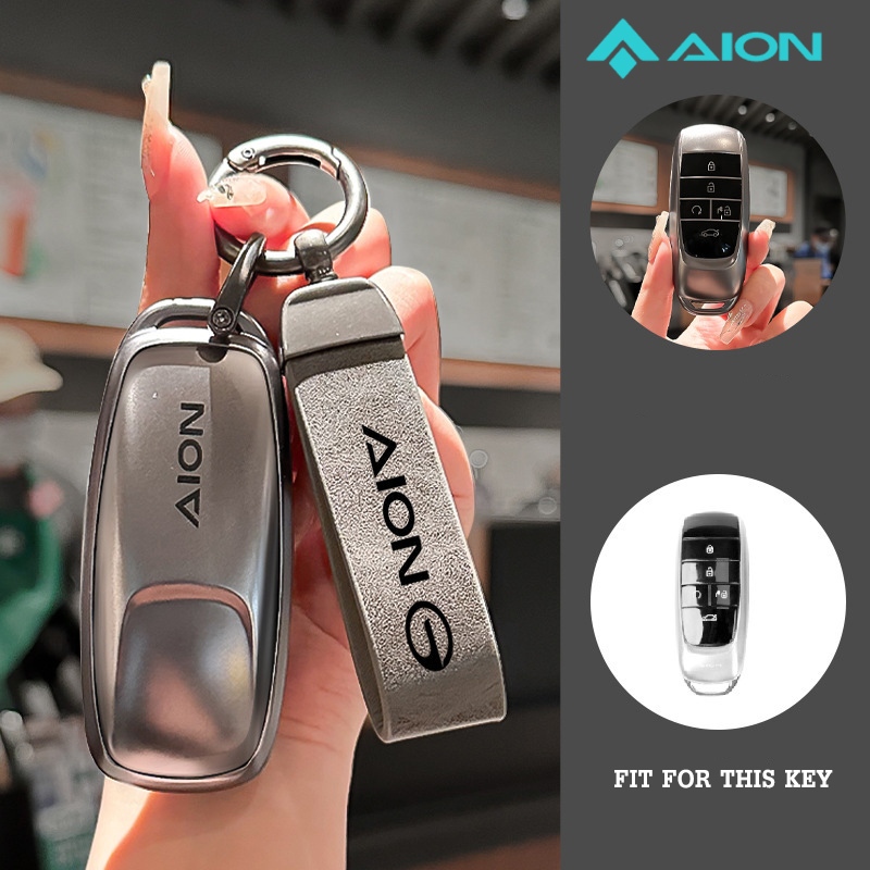 Aion 5 ปุ่มรีโมทสมาร์ทกุญแจรถแหวนฝาครอบกรณีเชลล์ปกป้องสําหรับ AION Y PLUS/AION ES