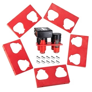 1/3/5 ชิ้นแบตเตอรี่ยึดสําหรับ Milwaukee 12V แบตเตอรี่ Wall Mount Storage Fixation Bracket Storage Bracket เครื่องมือ