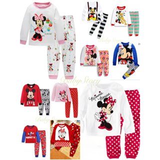 เด็กชุดนอนเด็กชุดนอนมิกกี้เมาส์การ์ตูนน่ารักมินนี่ชุดนอนสําห…