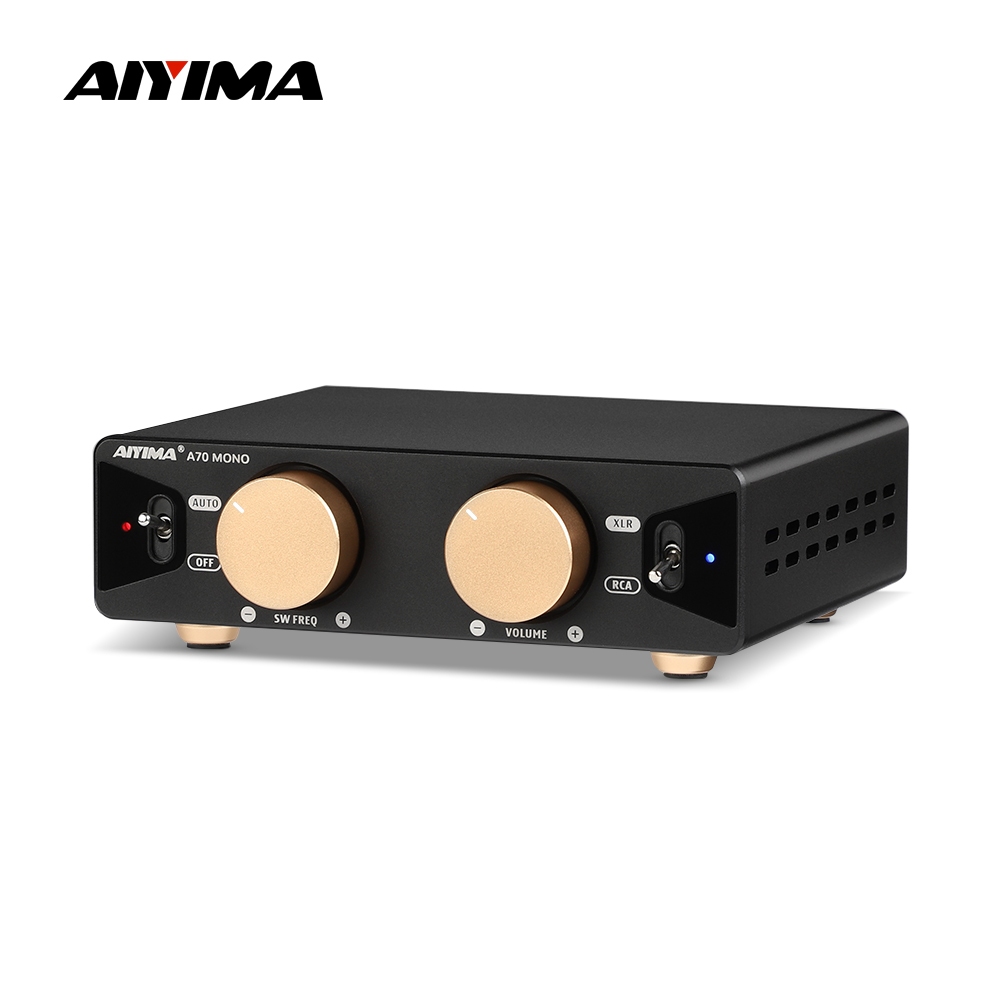 Aiyima A70 mono TPA3255 PFFB mono 2.0/2.1/5.1/7.1 Power Amplifier 300W Class D Digital Audio Amp พร้