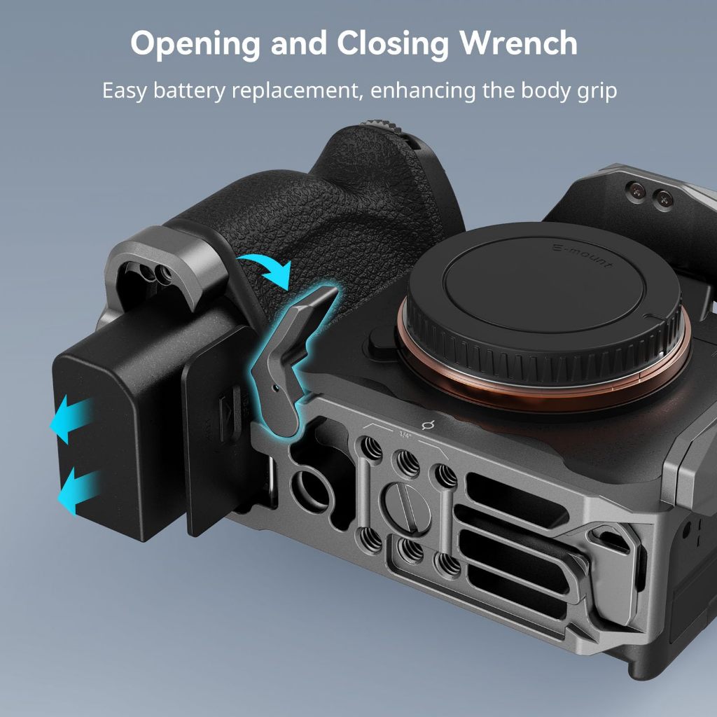 Smallrig HawkLock กรงแบบปลดเร็วสําหรับ Sony Alpha 7R V / Alpha 7 IV / Alpha 7S III / Alpha 1 / Alpha 7R IV 4481