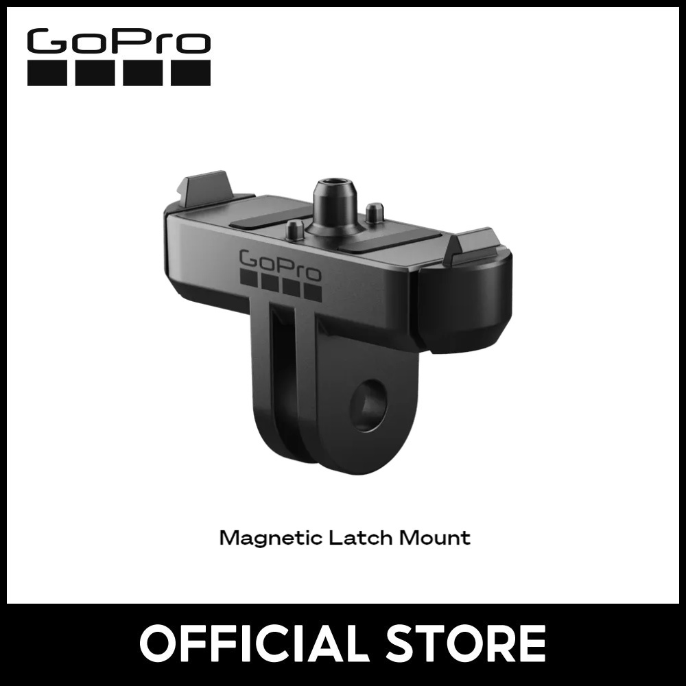 [ใหม่] GoPro Magnetic Latch Mount (สําหรับ HERO13 Black)，ทำให้คุณสามารถสลับ HERO13 Black ระหว่างขาตั้งต่างๆ ได้อย่างรวดเร็วและง่ายดาย โดยไม่ต้องใช้สกรูแบบก้ม thumb screws