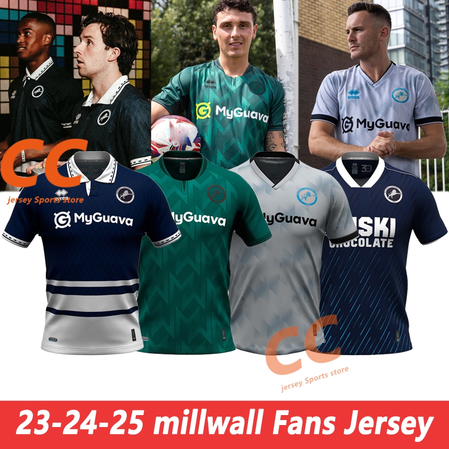 มิลลิวอลล์ เสื้อฟุตบอล เสื้อฟุตบอล เสื้อกีฬา เสื้อ 2023-24-25 แฟนรุ่นคุณภาพสูง