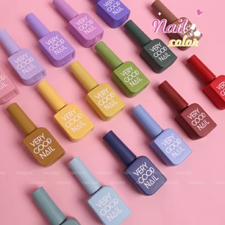 【กล่องของขวัญสีชมพู】very good 60สี ฟรีชาร์ตสี เบส ท๊อป 15ml สีเจล ยกเซต เซตสีเจล สีแฟลชสีเจล