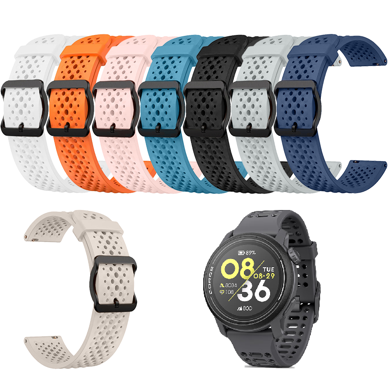 สําหรับ COROS PACE 2 / 3 สายคล้องคอซิลิโคนสายรัด Quick Release 20mm22mm
