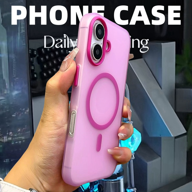 【Thickened/Matte TPU soft case/Green】เคส compatible for iPhone 13 14 15 16 pro max case