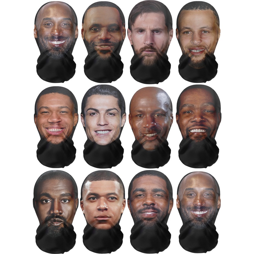 💌💌คนดัง Face All Face Mask 3D มุมมองบนใบหน้า Full Face Mask จําลองหมวกสําหรับแฟนตลกคอสเพลย์ Face Cover 3D หน้ากาก Balaclava-aidderse.th