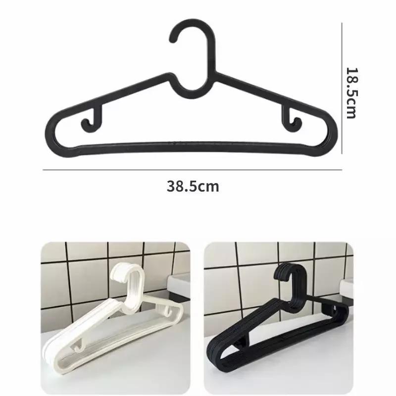 50pcs ไม้แขวนเสื้อพลาสติก สไตล์ ikea สไตล์มินิมอล ทรงแบน จำหน่าย เหนียว ไม่หักง่าย แพค 1แพ็ค 10ชิ้น - รูปที่ 7