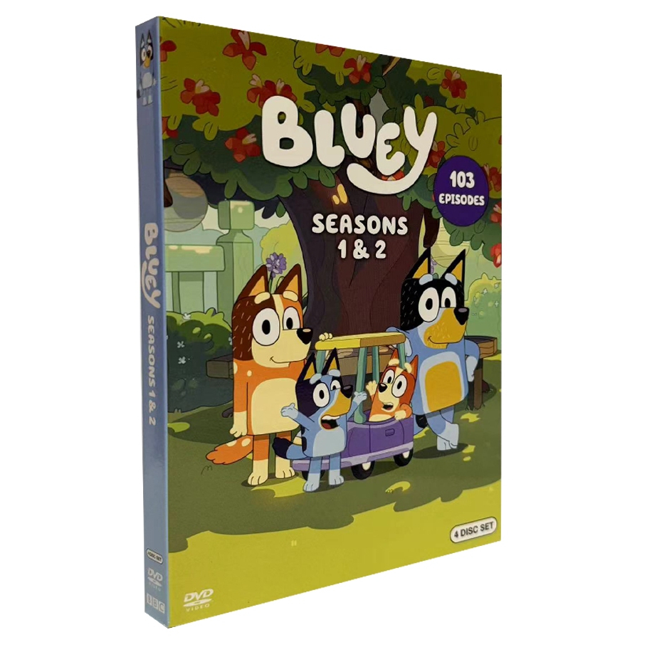 อะนิเมะต้นฉบับ Bluey 1-2 ซีซั่นเวอร์ชันเต็ม HD DVD Hobby Collection