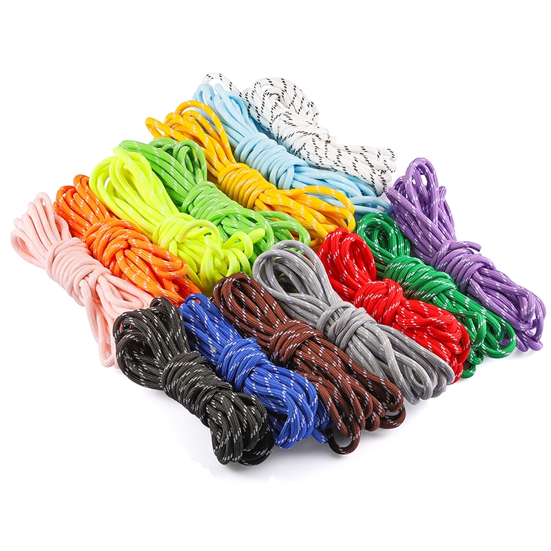 5มิลลิเมตรสีโพลีเอสเตอร์รอบเชือก ทําเอง เชือกทอมือสวมทนเชือกเส้นเล็กกางเกงเชือกเชือกผูกรองเท้าเชือก ราคา ถูกที่สุด ดีลบีเคเค แกลเลอรีภาพที่ 2