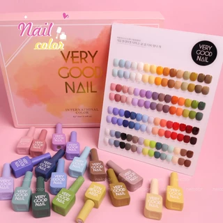 【กล่องของขวัญสีชมพู】very good 60สี ฟรีชาร์ตสี เบส ท๊อป 15ml สีเจล ยกเซต เซตสีเจล สีแฟลชสีเจล