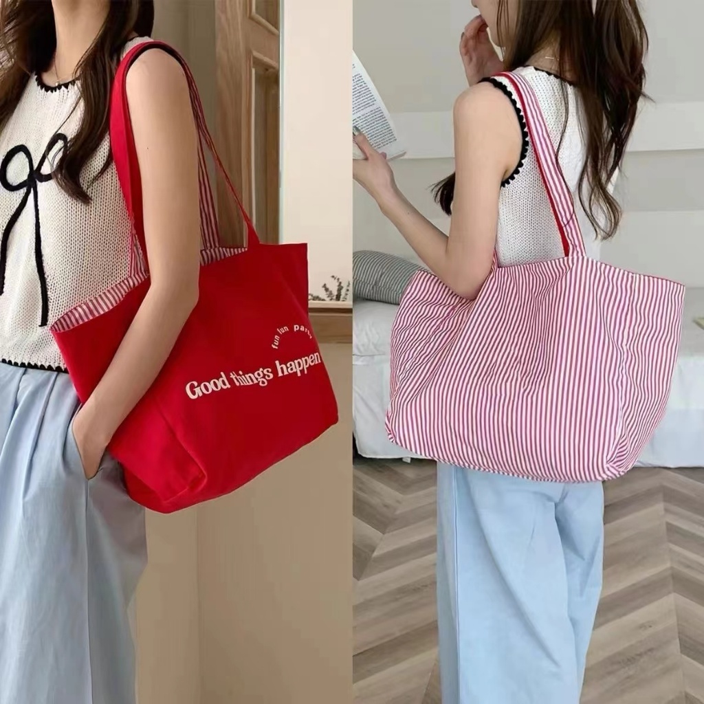 เกาหลี เกาหลีขนาดใหญ่-ความจุกระเป๋าโท้ตบวกลบสองด้านที่มีอยู่กระเป๋าสะพาย