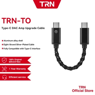 Trn TO Typr-C DAC Amp อัพเกรดสายเคเบิลสายเคเบิลสายเคเบิลที่แปดมาตรฐานฟังก์ชั่นไมโครโฟน