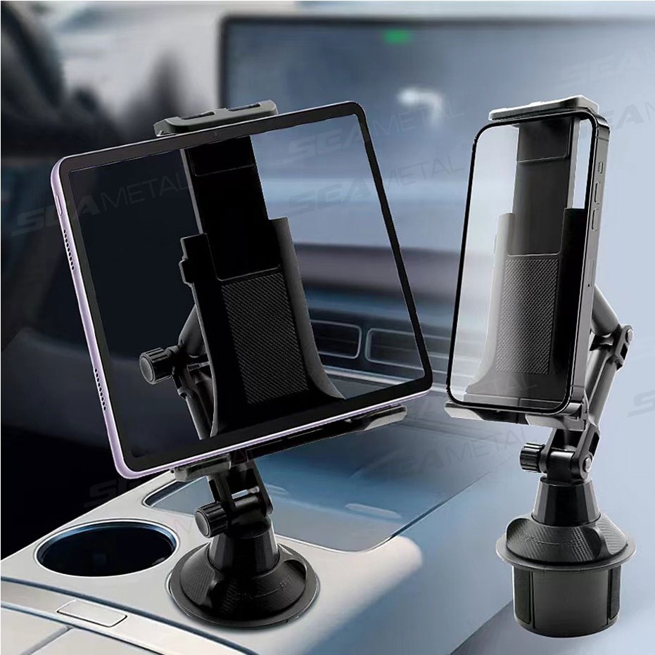 SEAMETAL ที่วางแท็บเล็ตในรถยนต์ ขาตั้ง IPADในรถ ที่จับแท็บเล็ต ขาจับไอแพดในรถ ที่วางไอแพดรถ แดชบอร์ดที่วางโทรศัพท์ในรถยนต์ 4-12.9inches
