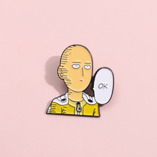 อะนิเมะ One Punch Man เข็มกลัด Pins การ์ตูนไซตามะเข็มกลัดป้า…